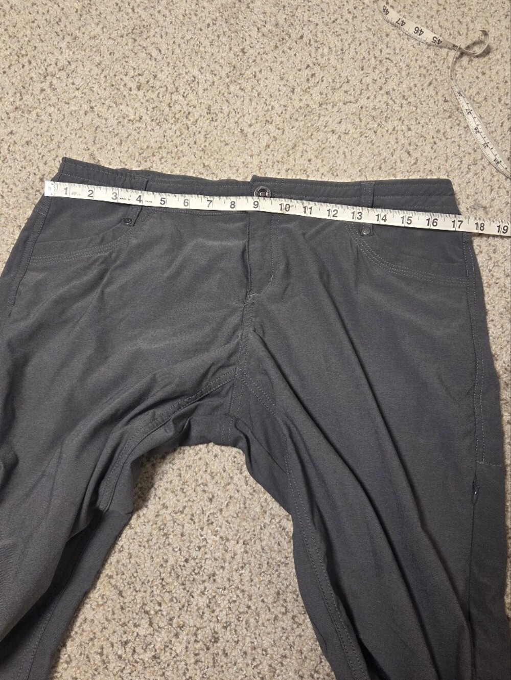 Kuhl Trekr Pant Hiking Charcoal Gray Style 6235 Women's 14 Gorpcore Trek Camp - Picture 9 of 11
